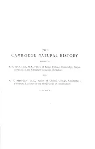 The Cambridge natural history, Vol. 05 (of 10)
