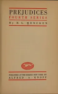 Prejudices, fourth series