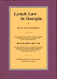Lynch Law in Georgia