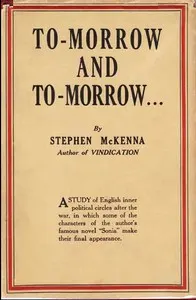 To-morrow and to-morrow... a novel