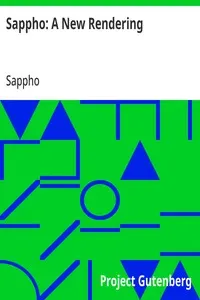 Sappho: A New Rendering