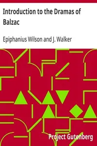 Introduction to the Dramas of Balzac