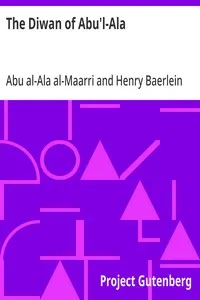 The Diwan of Abu'l-Ala