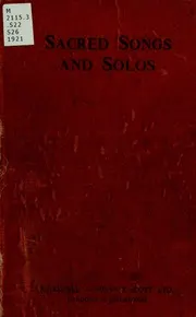 Sacred songs and solos : twelve hundred hymns