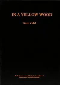 In a Yellow Wood