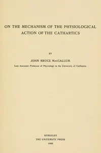 On the mechanism of the physiological action of the cathartics