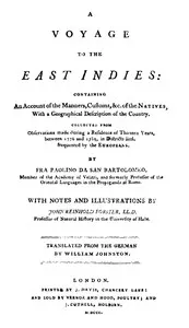Voyage to the East Indies