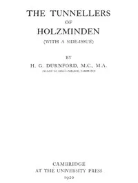 The Tunnellers of Holzminden (with a side-issue)