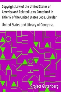 Copyright Law of the United States of America and Related Laws Contained in Title 17 of the United States Code, Circular 92