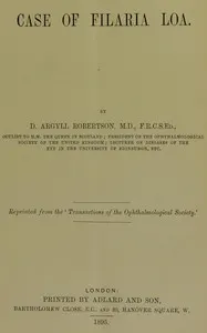 Case of Filaria loa